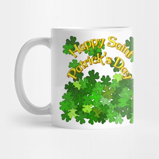 Happy Saint Patrick’s Day with Shamrocks by ButterflyInTheAttic